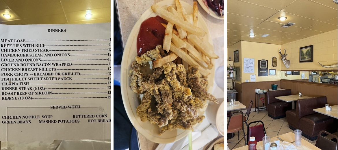 Steak House Cafe Menu
